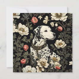 Elegant Dalmatian William Morris Inspired