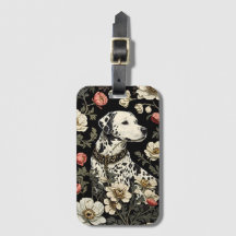 Elegant Dalmatian William Morris Inspired