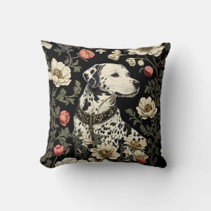 Elegant Dalmatian William Morris Inspired Kudde
