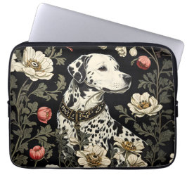 Elegant Dalmatian William Morris Inspired Laptop Fodral