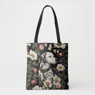 Elegant Dalmatian William Morris Inspirerad Tygkasse