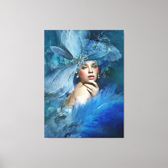 Elegant Dam Canvastryck (Framsida)