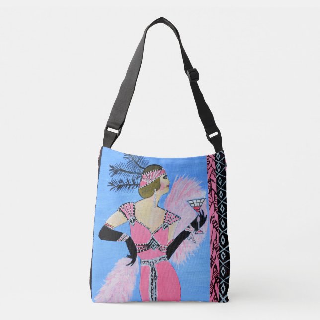 Elegant Dam Crossbody Bag Axelväska (Framsida)