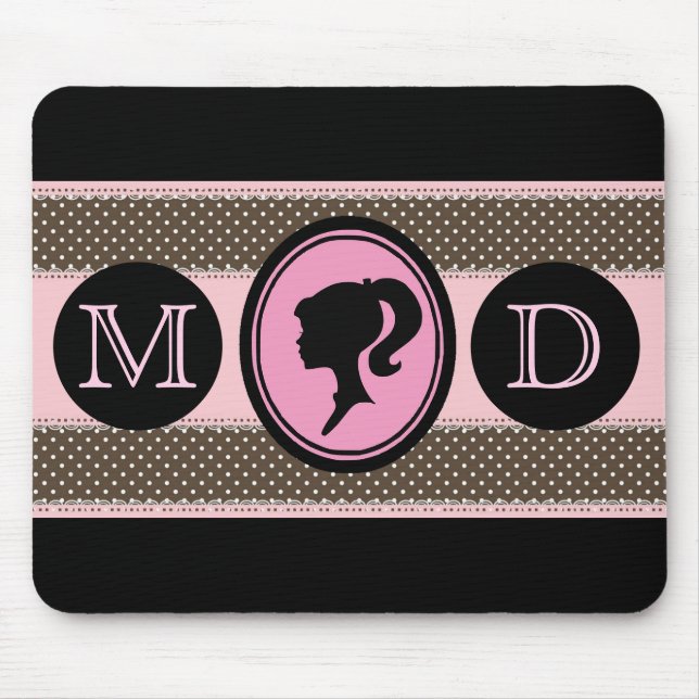Elegant Dam Monogram Musmatta (Framsidan)