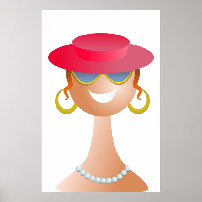 Elegant Dam Poster (Framsidan)