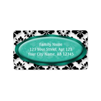 Elegant Damask - Adressetiketter
