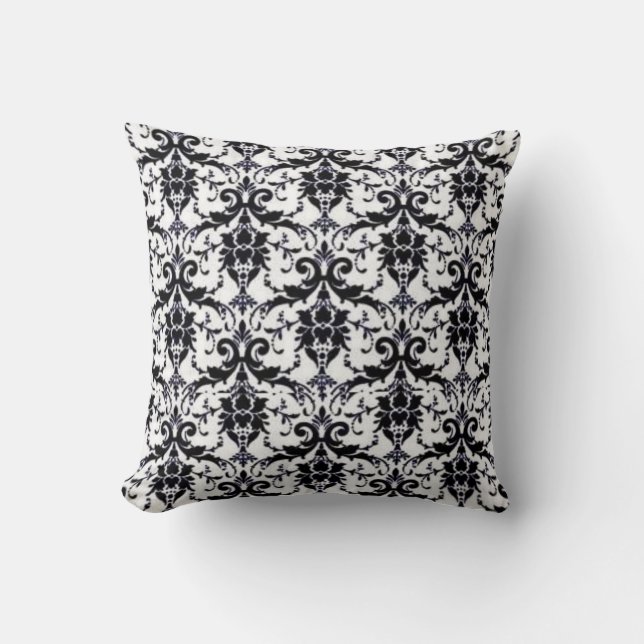 Elegant Damask American MoJo Pillow Kudde (Framsida)