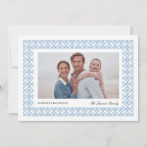 Elegant Damask Enkel landskapsfoto jul