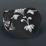 Elegant Damask Floral Neck Tie Slips<br><div class="desc">Unveil the intricate beauty of our Elegant Damask Floral Neck Tie. This exquisite black and white necktie boasts a finely detailed pattern,  making it a truly unique accessory. Perfect for enhancing formal wear or gifting to someone who values distinct,  sophisticated fashion.</div>
