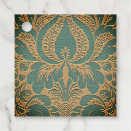 Elegant Damask Mors dag Gåvor Etiketter