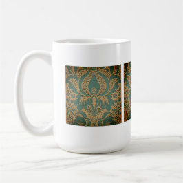 Elegant Damask Mors dag Kaffemugg