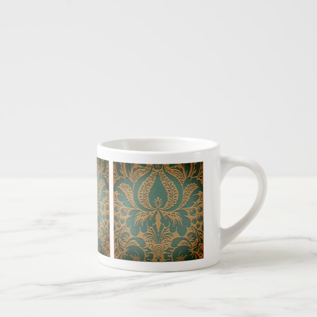 Elegant Damask Mors dag Latte Mugg Espressomugg (Höger)