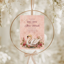 Elegant Damask Rococo-Möhippa Inbjudningar