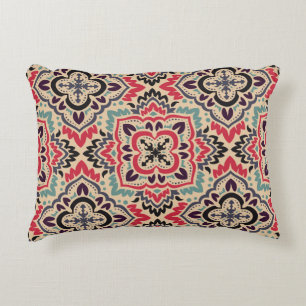 Elegant Damask: Vintage Sömlöst Struktur Prydnadskudde