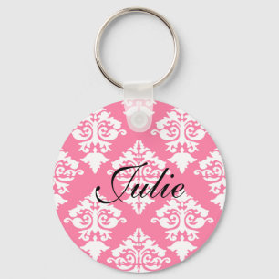Elegant damastast keychain nyckelring