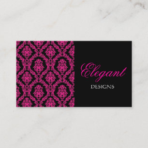Elegant damastast visitkort