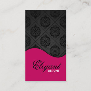 Elegant damastast visitkort