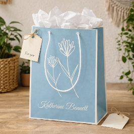 Elegant dammig blå enkel blomma