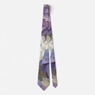 Elegant dammig lila blue water color hydrangeas slips