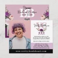 Elegant Dammig Mauve Blommig Salong Fotograf Markn