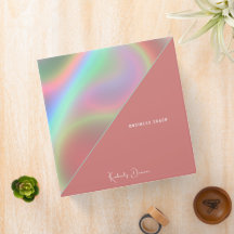 Elegant dammig rosa holografisk