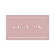 Elegant dammig rosa minimalistisk professionell