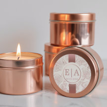 Elegant dammig rosé orkidémonogram bröllop