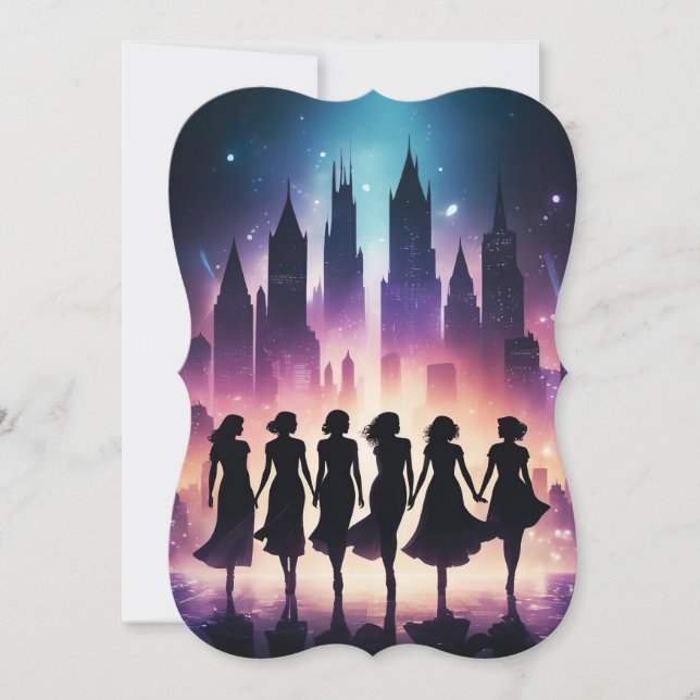 Elegant Dance Party-inbjudningar (Framsida)