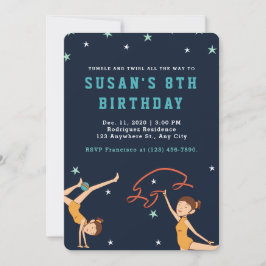 Elegant Dancer |Födelsedagsfest Inbjudningar