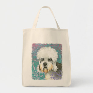 Elegant Dandie Dinmont Terrier Tygkasse