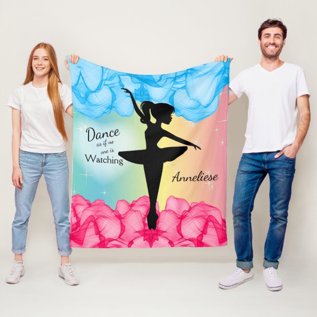 Elegant dansBallerina Fleecefilt (På plats)