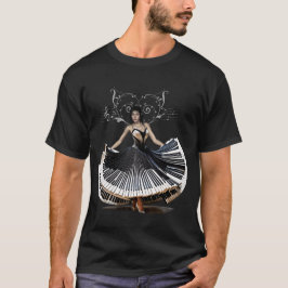 Elegant danskvinna t shirt