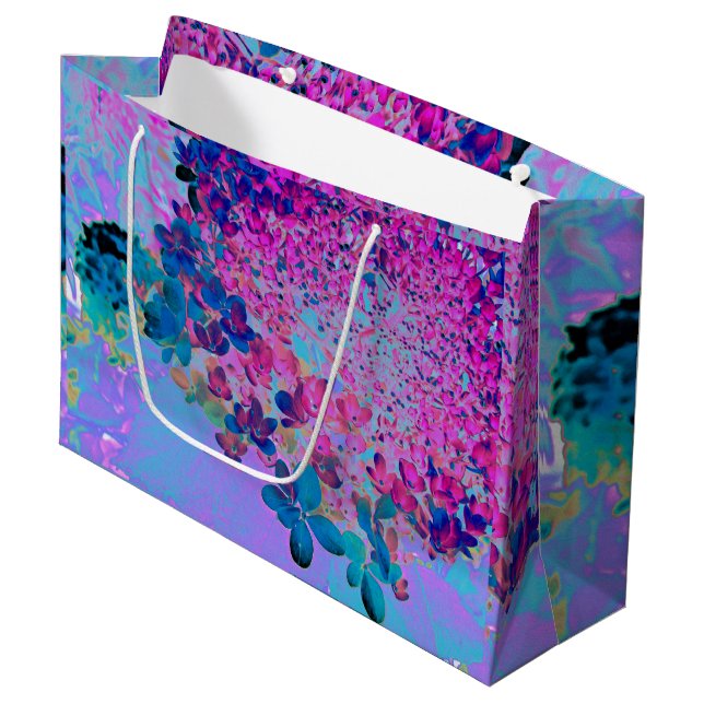 Elegant Dark Blue and Magenta Limelight Hydrangea (Framsidan Vinklad)