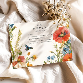 Elegant DaStudentfest Wildblommor  OSA Kort