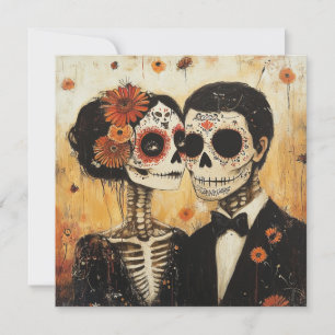 Elegant Day of the dead Gathering Inbjudningar