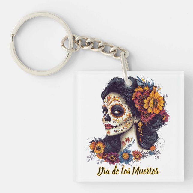 Elegant Day of the dead Sugar Skull Woman (Framsidan)
