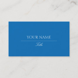 Elegant Dazzling Blue Visitkort
