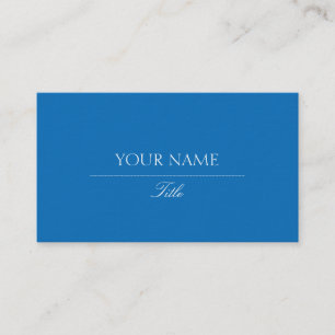 Elegant Dazzling Blue Visitkort