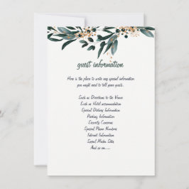 ELEGANT DEEP BLUE BLOMMIGT BRÖLLOP INBJUDNINGAR