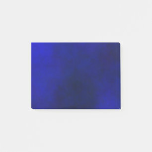 Elegant Deep Blue Gradient Plasma Post-it Block