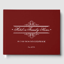 Elegant Deep Red Personlig Hotel eller Family