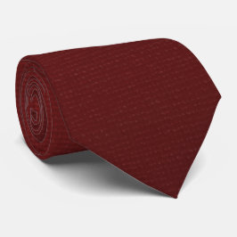 Elegant Deep Red Textured Neck Tie Slips