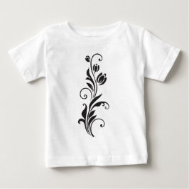 Elegant Dekorativ Blommig Blomsterkonst T Shirt