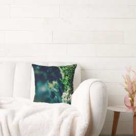 Elegant Dekorativ kudde - Blue Grönt Lichen