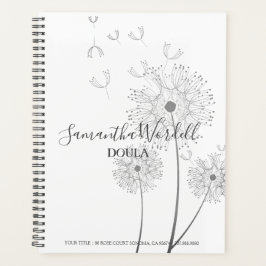 Elegant Delicate Flowers Doula Birth Coach Midfru