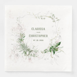 Elegant Delikat Wispy & Greenery WAN 2 Pappersservett