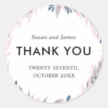 Elegant Den vattenfärgen blommigt Bröllop