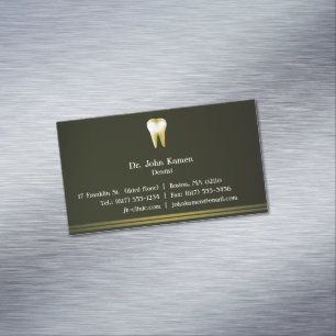 Elegant Dental Affärskort Visitkortmagnet