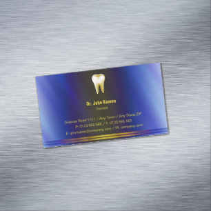 Elegant Dental Affärskort Visitkortmagnet