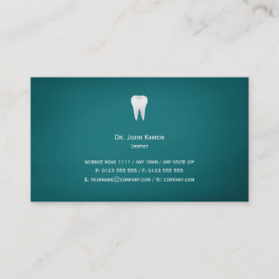 Elegant Dental Aqua Visitkort